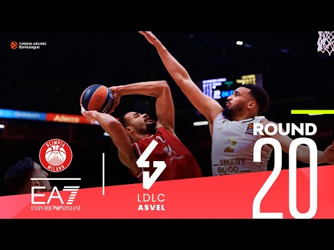 ASVEL takes thrilling win in Milan! | Round 20, Highlights | Turkish Airlines EuroLeague