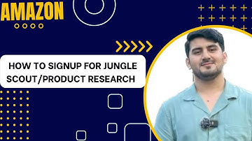 How to signup for jungle scout | product research | step by step process
