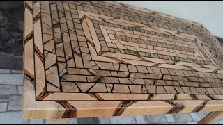 Hardwood kitchen table