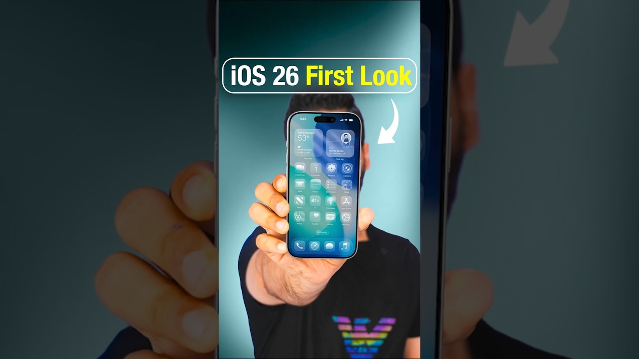 iOS 26 First Look : Cheap Android Skin ! #shorts