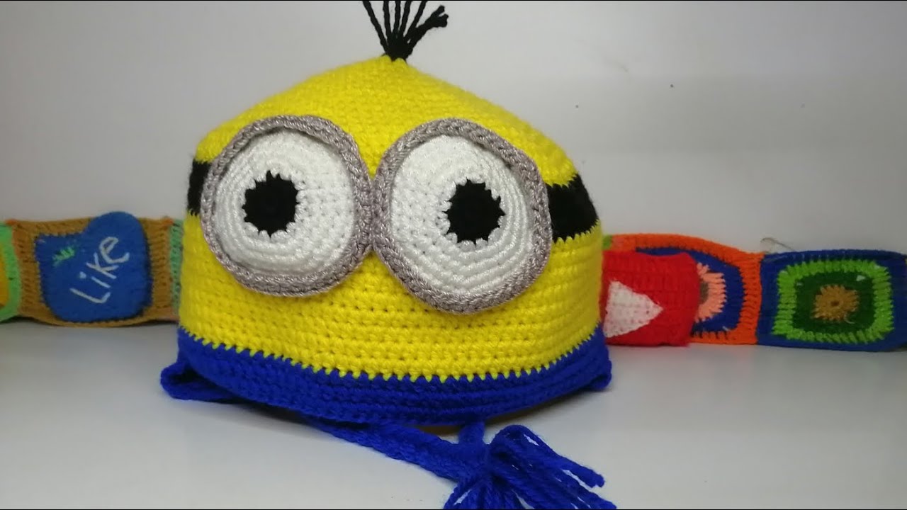 Gorro Minion tejido a Crochet Muy Fácil 