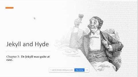 Chapter 3: Dr Jekyll Was Quite At Ease.
