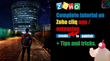 How to build Zoho Cliq App for Cliqtrix | Complete Tutorial ( Tamil )