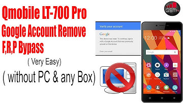 Qmobile LT700 Pro F,R,P Bypass without PC 100%
