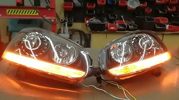 Golf MK5 Retrofit / Led Headlight / Daylight + Dynamic Turn Signal