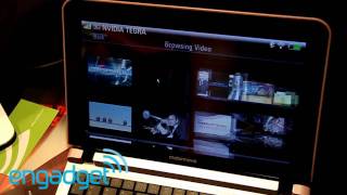 Nvidia Tegra demo software running on Mobinnova elan