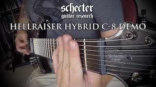 Schecter Hellraiser Hybrid C-8 demo!
