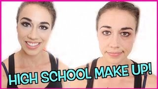 HOW I DID MY MAKEUP IN HIGH SCHOOL Challenge