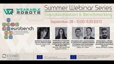 Summer Webinar Series - Webinar 4: Standardisation & Benchmarking