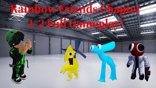 Roblox Rainbow Friends Chapter 1-2 Full Gameplay.