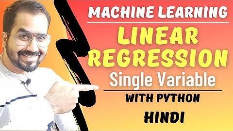 Linear Regression Single Variable Explained with Python in Hindi l Machine Learning Course