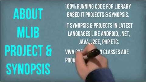 MLIB Synopsis and Projects Presentation