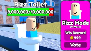 I Played RIZZ MODE in Toilet Tower Defense...
