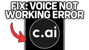 How To Fix C.Ai Voice Not Working (Full Guide) 2025!