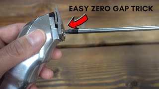 How To Zero Gap Wahl  Magic Clip The Easy Way!