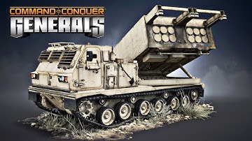 USA MLRS vs GLA MOD (PROJECT X REMASTERED) C&C Generals Zero Hour