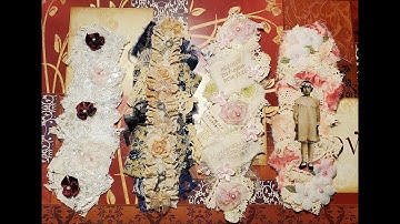 Easy lace & fabric snippet belly bands. Craft along with me!🥰