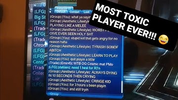 Dcuo - player with psychological problem | toxic behavior DC UNIVERSE ONLINE