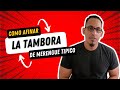 Como afinar una tambora de merengue tipico dominicano  tutorial