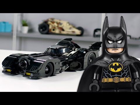 LEGO 1989 Batmobile Designer Video | Exclusive LEGO Minifigures | 76139