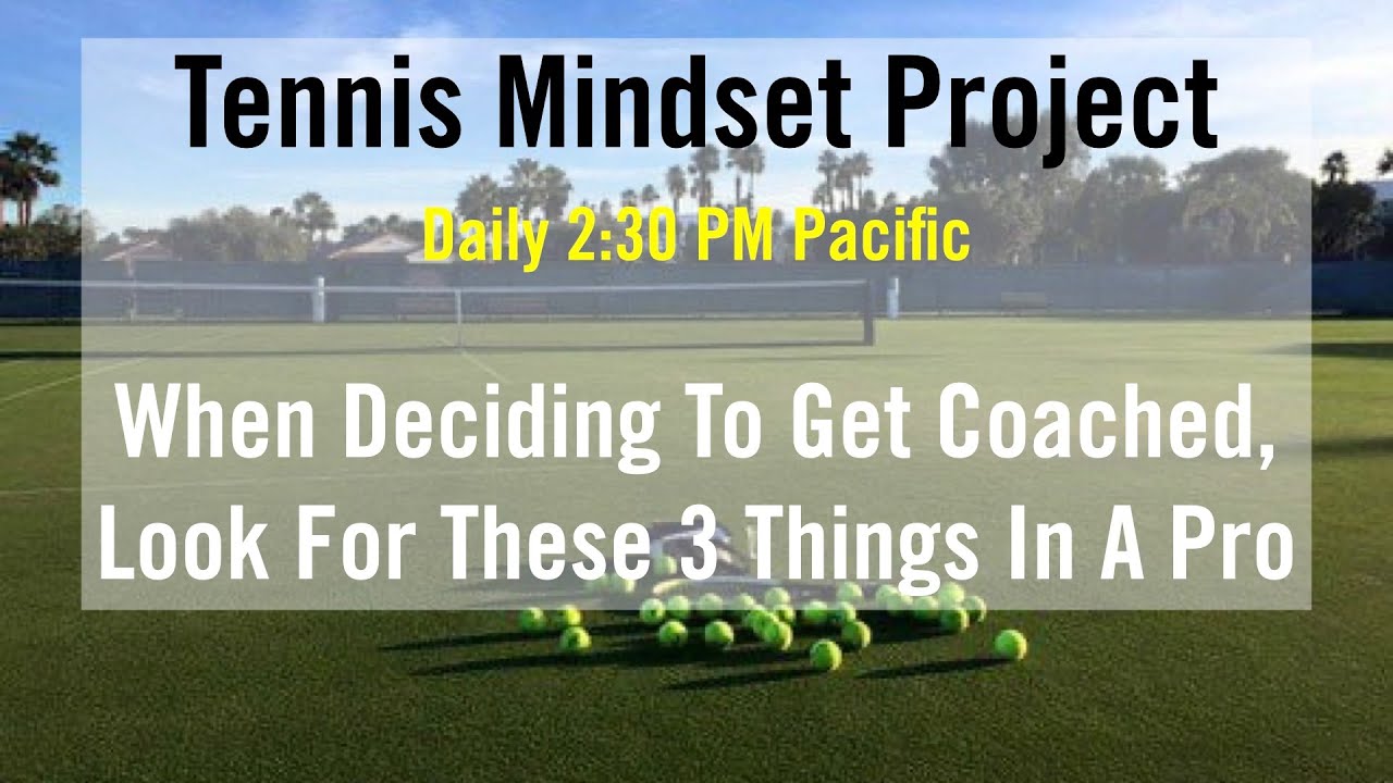 Tennis Teaching Pro. Look For These 3 Things In A Pro. - YouTube