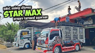 STARMAX LOADING AND HEADING TO PASURUAN WITH THE HOREG SOUND SYSTEM PACKAGE.