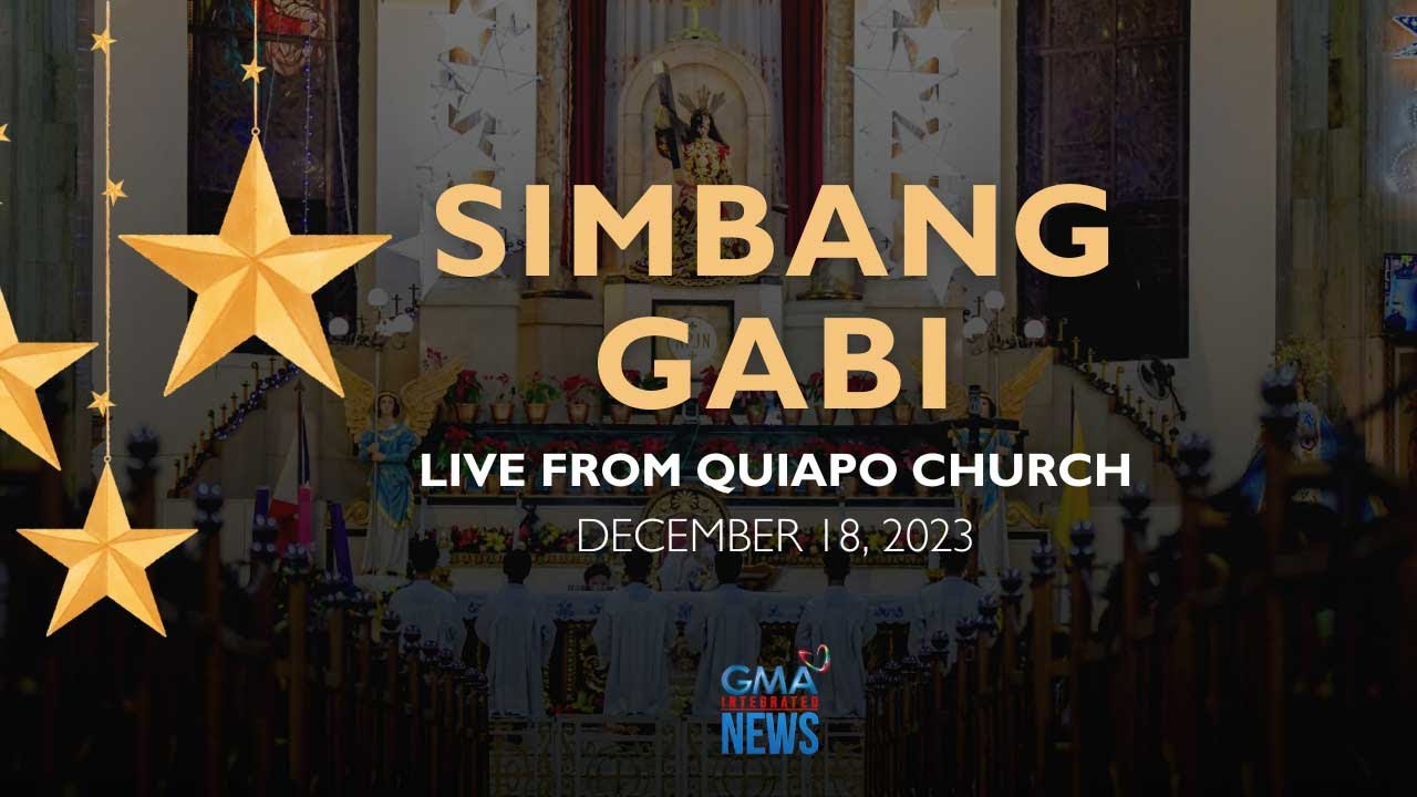LIVESTREAM Simbang Gabi sa Quiapo Church (December 18, 2023) Replay