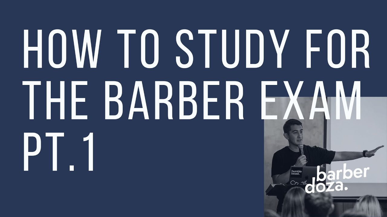 HOW TO STUDY FOR THE BARBER EXAM pt.1 / urban barber college