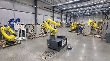 FANUC M-20ia Industrial Robot With Servo Table - E102454