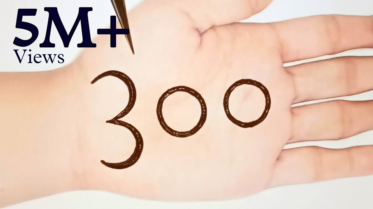 300 Beautiful Number mehndi designs for hands | Easy Simple mehandi design | Stylish Mehendi designs