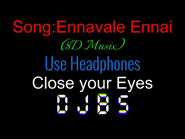 Ennavale Ennai Maranthathu Yeno 8D Audio Tamil Album Song class=
