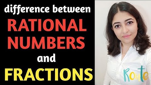 Rational Numbers || difference between fractions and rational numbers || class 7 ll chapter 9