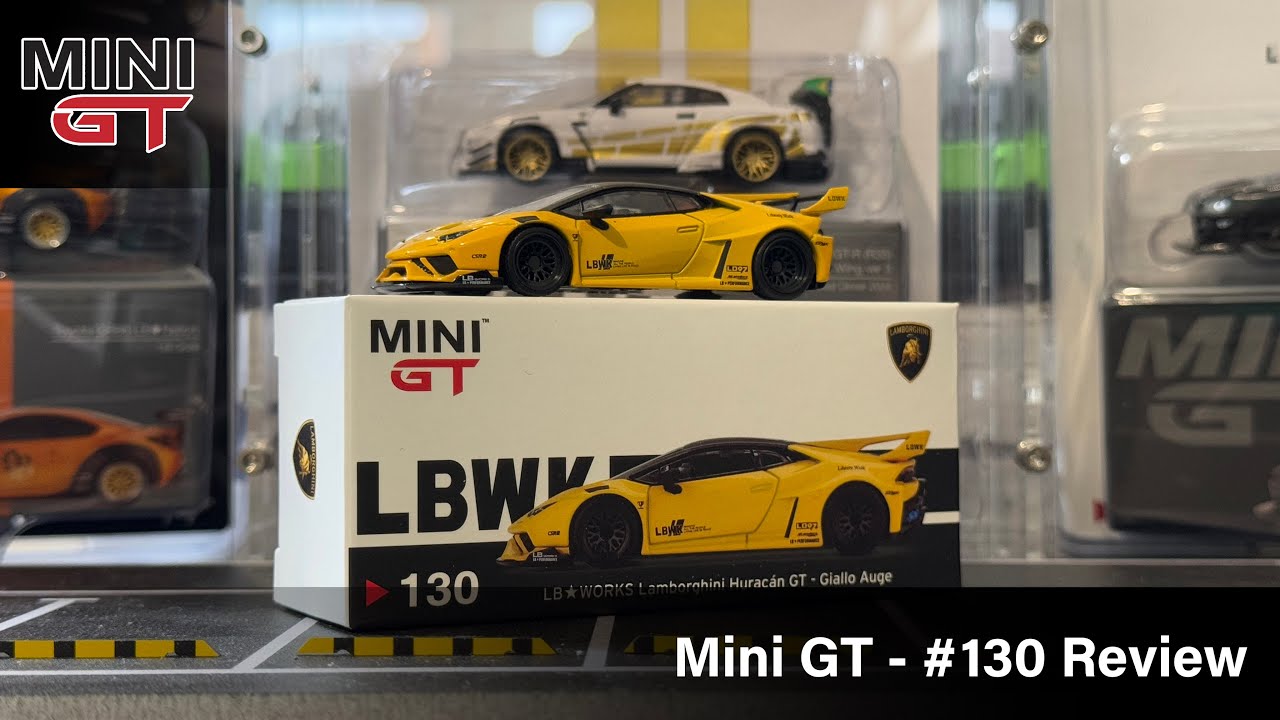 Mini GT - Lamborghini LB Works Huracan GT - Giallo Auge