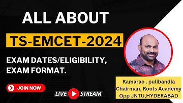 TS EAMCET EXAM NOTIFICATION RELEASED #tseamcet #apeamcet #iitjee