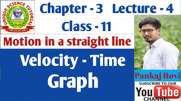 #Class - 11 #Motion in a straight line #CH-3 #L-4 #Velocity-time graph #Pankaj Rovi #UST