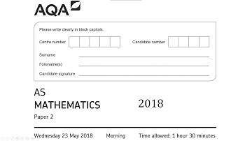 AQA AS Level 2018 Paper 2