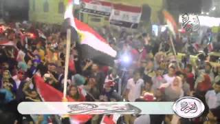 التحرير فيديو| المواطنين بميدان الثورة احتفالاً بافتتاح قناة السويس الجديدة