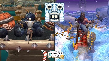 Temple Run 2: [SIR MONTAGUE, PIRATE COVE Map!] Vs [WOLFMAN, NEW YEARS FESTIVAL!]