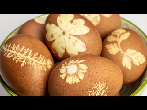 Video: Pangkulay Na Mga Itlog Para Sa Easter Na May Natural Na Mga Tina