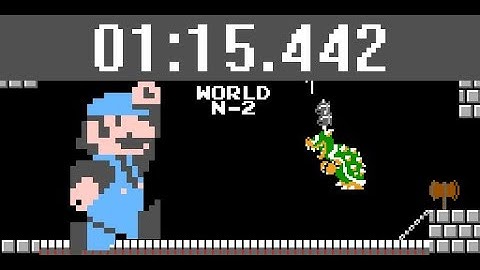 Super Mario Bros.: [TAS] "Arbitrary Code Execution" in 1:15.442