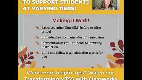 MTSS in Education | Individualized Learning and Intervention Time