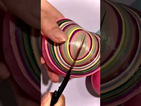 Asmr adhesive tapeball cutting #shorts #asmr #oddlysatisfying