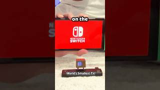 Nintendo Switch On World's Smallest TV?