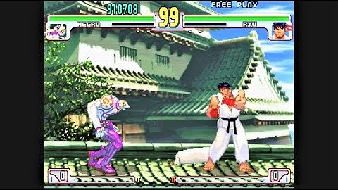 Necro vs Ryu (Hardest AI) - Street Fighter III: 3rd Strike Arcade Mode
