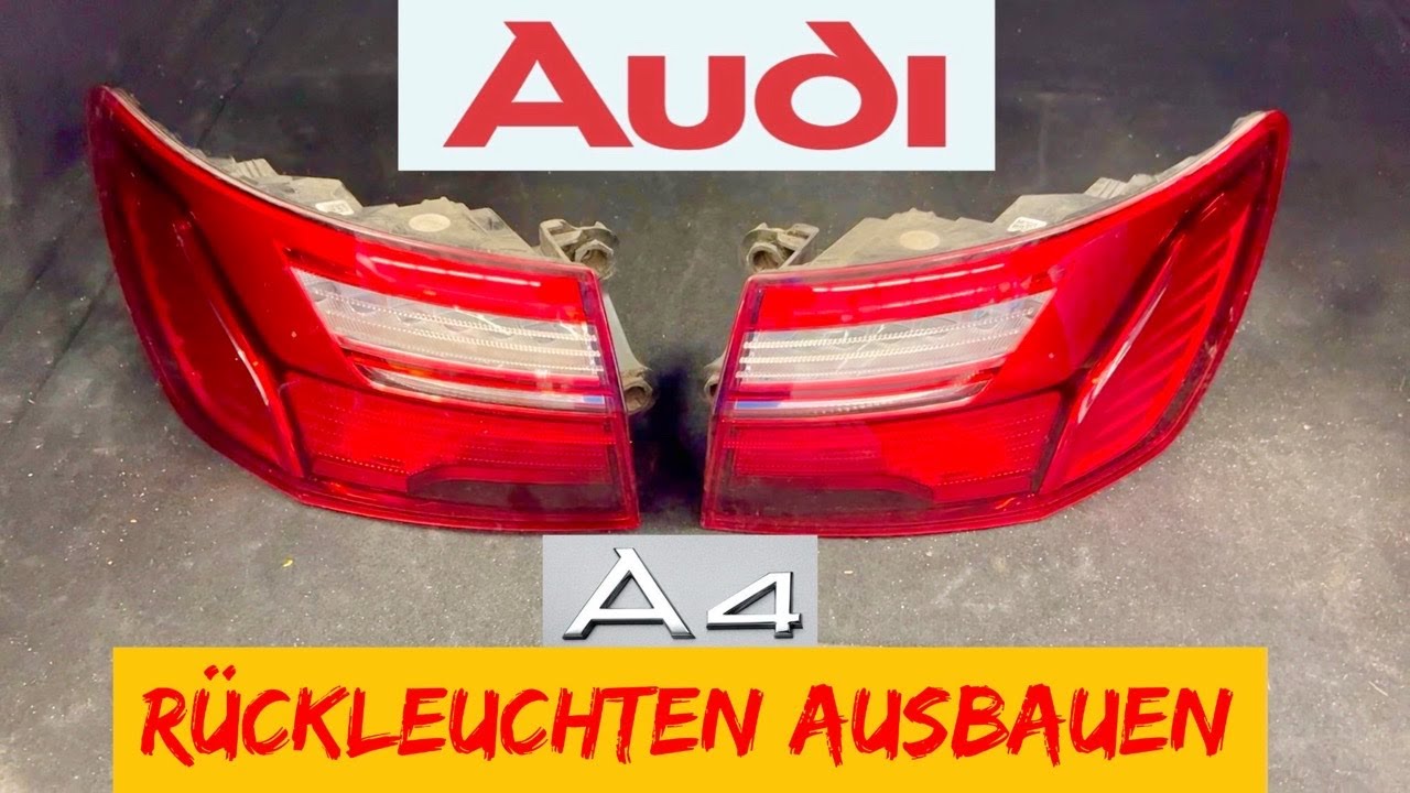 AUDI A4 B9 8W Türbeleuchtung Ringe Einstiegsleuchte LED Nachrüstpaket