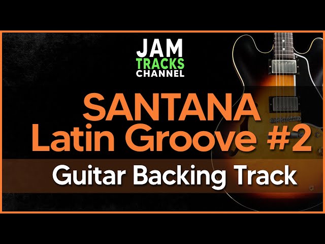 Santana Latin Groove #2  -  Guitar Backing Track in Cm class=