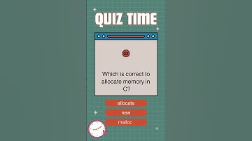 C Programming Quiz | Test Your C Skills in 20 Seconds!