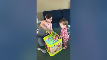 Toddler Approved! Hape Activity Cube Fun 🎉