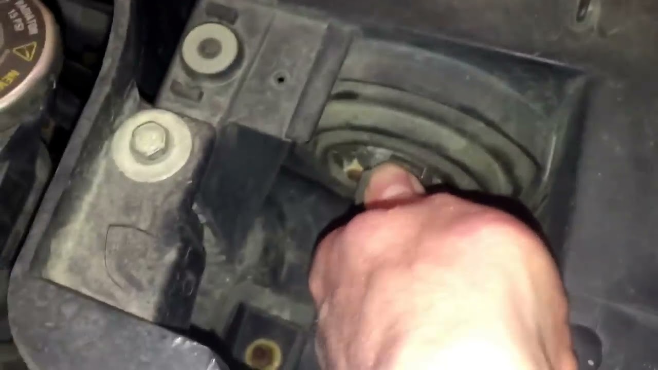 How To Replace Headlight Bulb On 2009-2014 Chevy Traverse - YouTube