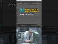 How to select multiple faces In Maya #learnwithshajrun #tipsandtricks #autodesk